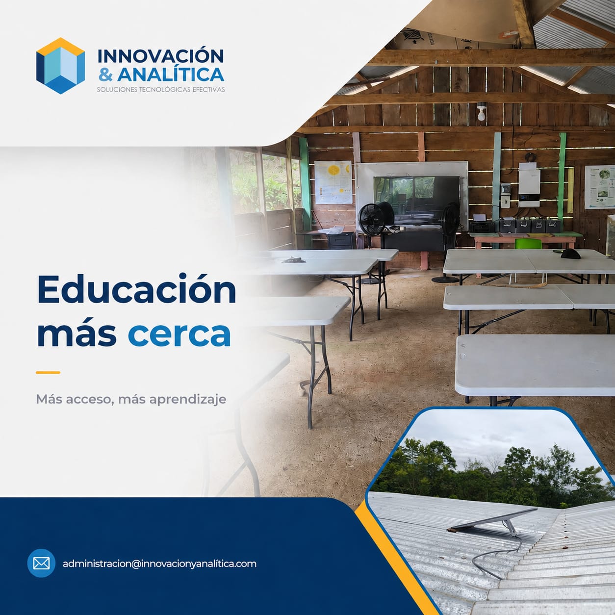 Espacio educativo vinculado al proyecto de conectividad